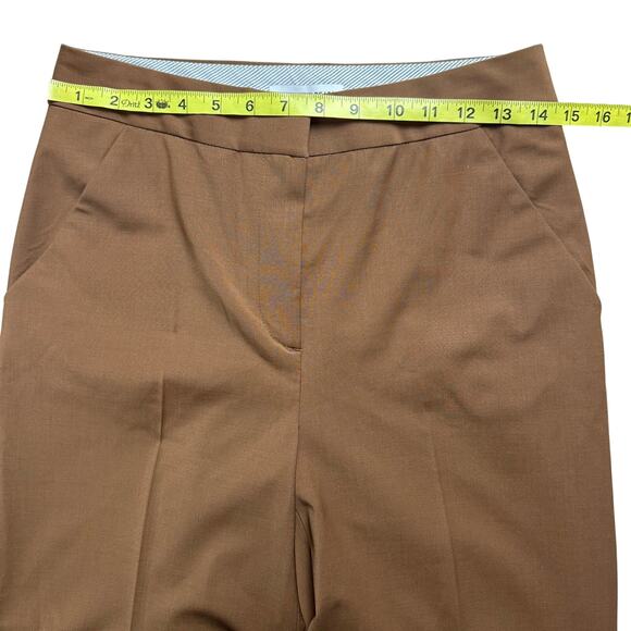 VERONICA BEARD Tonelli Brown Wool Blend Pants - Picture 7 of 8